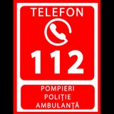 Semn pentru telefon pompieri politie si ambulanta